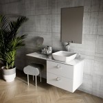 Spintelė po praustuvu SD Comfort 600 | SD Comfort 600 balta/balta