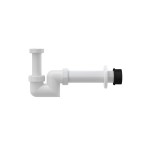 Baltas bide sifonas DN 40 | Bidet sifonas