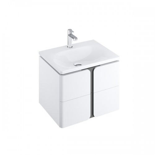 Spintelė po praustuvu SD Balance 600 | SD Balance 600 balta/grafito