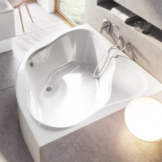 Akrilinė kampinė vonia NewDay | Vonia NewDay 150 x 150 sniego baltumo