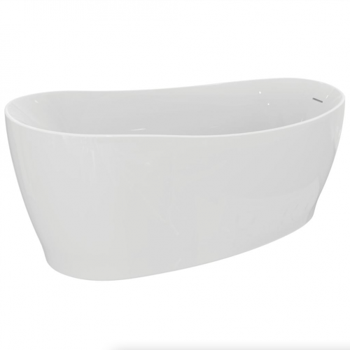 Ideal Standard Around laisvai pastatoma akrilinė vonia 180x85 cm su Click-Clack nuotekų vožtuvu