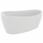 Ideal Standard Around laisvai pastatoma akrilinė vonia 180x85 cm su Click-Clack nuotekų vožtuvu