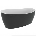 Ideal Standard Around laisvai pastatoma akrilinė vonia 180x85 cm su Click-Clack nuotekų vožtuvu