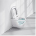 Kartell by Laufen pakabinamas klozetas su sūkuriniu nuplovimu ir lėtai nusileidžiančiu dangčiu
