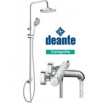 Virštinkinė dušo sistema Cascada su Hansgrohe Ecostat 1001 CL termostatiniu vonios maišytuvu ir pripilymu voniai