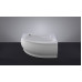 Vispool akmens masės vonia Lago 1530x1060 mm Vispool akmens masės vonia Lago 1530x1060 mm
