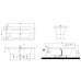 Villeroy & Boch Loop & Friends Duo laisvai pastatoma akrilinė vonia 180x80 cm Villeroy & Boch Loop & Friends Duo laisvai pastatoma akrilinė vonia 180x80 cm
