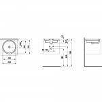 Laufen Living iš apačios montuojamas praustuvas