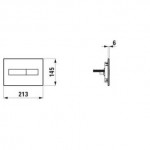 Laufen WC rėmas INEO su chrome klavišu HORIZON ir Laufen MEDA pakabinamas unitazas + dangtis