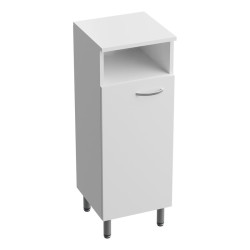 Pastatoma vonios komoda Lavita Basic Barato 30 cm, balta blizgi Pastatoma vonios komoda Lavita Basic Barato 30 cm, balta blizgi