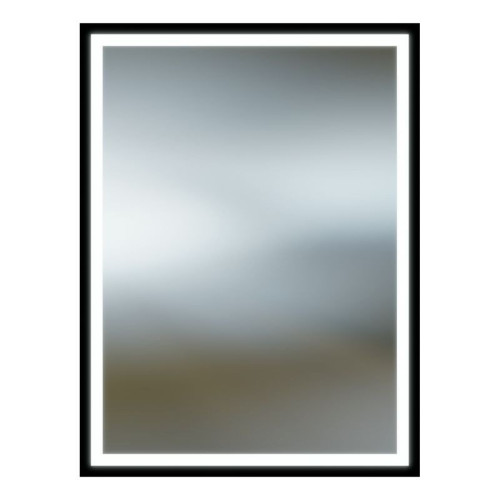 Stačiakampis veidrodis Lavita Hebe 60x80 cm, su juodu rėmu Stačiakampis veidrodis Lavita Hebe 60x80 cm, su juodu rėmu