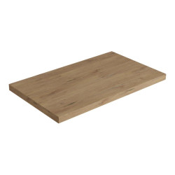 Vonios kambario stalviršis Lavita 805x470 mm, riešutmedžio spalvos Vonios kambario stalviršis Lavita 805x470 mm, riešutmedžio spalvos