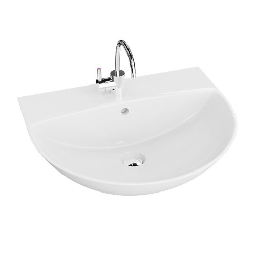 Pakabinamas praustuvas Lavita Corel 56 cm, baltas Pakabinamas praustuvas Lavita Corel 56 cm, baltas