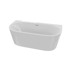 Prie sienos pastatoma vonia Lavita Caldera 2.0 1700 mm, balta blizgi Prie sienos pastatoma vonia Lavita Caldera 2.0 1700 mm, balta blizgi