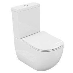 Kompaktinis klozetas Lavita Ergoseat 3.0, baltas Kompaktinis klozetas Lavita Ergoseat 3.0, baltas