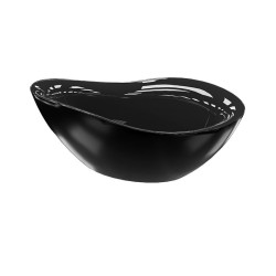 Laisvai pastatoma vonia Lavita Reus 1800 mm, juoda matinė ir blizgi Laisvai pastatoma vonia Lavita Reus 1800 mm, juoda matinė ir blizgi