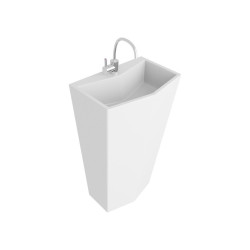 Laisvai pastatomas praustuvas Lavita Arbor 510x355x855 mm, baltas blizgus Laisvai pastatomas praustuvas Lavita Arbor 510x355x855 mm, baltas blizgus