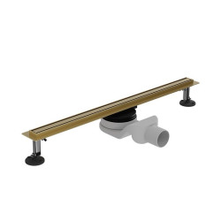 Linijinis latakas Lavita Linear Slim 600 mm, šlifuoto aukso Linijinis latakas Lavita Linear Slim 600 mm, šlifuoto aukso
