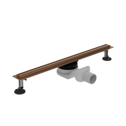 Linijinis latakas Lavita Linear Slim 600 mm, šlifuoto vario Linijinis latakas Lavita Linear Slim 600 mm, šlifuoto vario