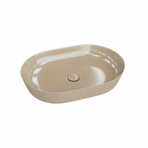 Praustuvas ant stalviršio Lavita Cora 615x415 mm, smėlio spalvos