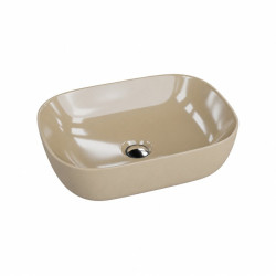 Praustuvas ant stalviršio Lavita Costa 460x325 mm, smėlio spalvos