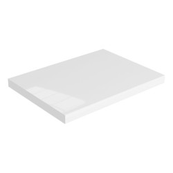 Vonios kambario stalviršis Lavita 605x400 mm, baltas Vonios kambario stalviršis Lavita 605x400 mm, baltas