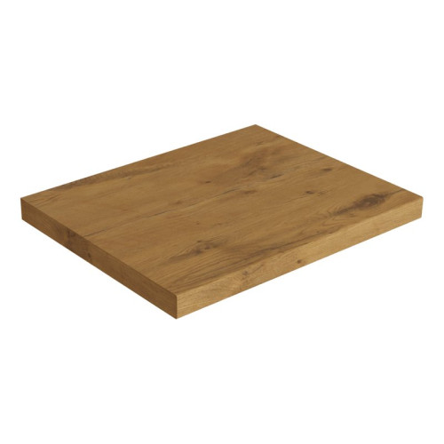 Vonios kambario stalviršis Lavita 505x400 mm, ąžuolo spalvos Vonios kambario stalviršis Lavita 505x400 mm, ąžuolo spalvos