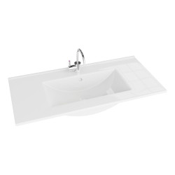 Baldinis praustuvas Lavita Floryda 80 cm, baltas blizgus Baldinis praustuvas Lavita Floryda 80 cm, baltas blizgus