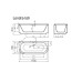 Vispool akmens masės vonia Londra 1700x765 mm Vispool akmens masės vonia Londra 1700x765 mm