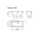 Vispool akmens masės vonia Nordica 1600x750mm ir 1700x750mm 