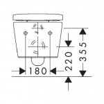 Pakabinamas klozetas Hansgrohe ELUPURA S AQUAFALL SMC su soft close
