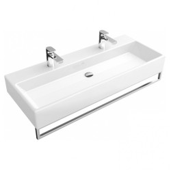 Pakabinamas praustuvas su dviem skylėmis maišytuvams Villeroy&Boch Memento 1000x470 Pakabinamas praustuvas su dviem skylėmis maišytuvams Villeroy&Boch Memento 1000x470