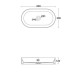 Pastatomas ant stalviršio praustuvas Alice Ceramica Lavabo Spy Oval 65x35 Pastatomas ant stalviršio praustuvas Alice Ceramica Lavabo Spy Oval 65x35