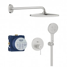 Potinkinis dušo komplektai GROHE Essence Mono 310, supersteel, 25287DC0