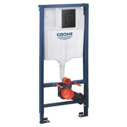 Potinkinis rėmas Grohe Rapid SL su juodu mygtuku 3 in 1