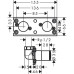 Potinkinis termostatinis dušas 4 in 1 komplektas HANSGROHE Rainfinity Showerpipe 360 1jet, chrome