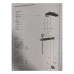 Potinkinis termostatinis dušas 5 in 1 komplekte HANSGROHE Rainmaker Select 460 3jet, juoda/chromuota