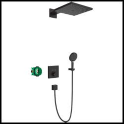 Potinkinis termostatinis dušas 8 in 1 komplektas HANSGROHE Raindance Select E 1jet, 27939670