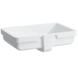 Iš apačios klijuojamas praustuvas Laufen Living City 49 cm Iš apačios klijuojamas praustuvas Laufen Living City 49 cm