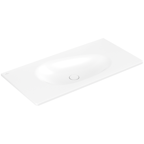 Baldinis praustuvas Villeroy & Boch Antao 100x50 cm, Stone White, be skylės maišytuvui, CeramicPlus Baldinis praustuvas Villeroy & Boch Antao 100x50 cm, Stone White, be skylės maišytuvui, CeramicPlus