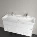 Praustuvas Villeroy & Boch Collaro 120x47 cm, su 2 skylėmis maišytuvams, su CeramicPlus danga