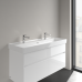 Praustuvas Villeroy & Boch Collaro 120x47 cm, su 2 skylėmis maišytuvams, su CeramicPlus danga