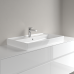 Praustuvas Villeroy & Boch Collaro 80x46,5 cm su CeramicPlus danga, šlifuota apačia (White Alpin)