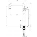 Praustuvo maišytuvas Deante Silia Tall