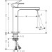 Praustuvo maišytuvas Hansgrohe Vernis Shape 71591670, matinė juoda