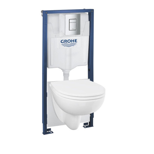 112957SH00 Komplektas SOLIDO 5 IN 1 WC, pakabinamas klozetas su dangčiu