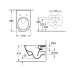 Pakabinamas unitazas Villeroy & Boch Subway 2.0 DirectFlush su CP danga ir SC slim dangtis, balta, 5614R2R1 Pakabinamas unitazas Villeroy & Boch Subway 2.0 DirectFlush su CP danga ir SC slim dangtis, balta, 5614R2R1