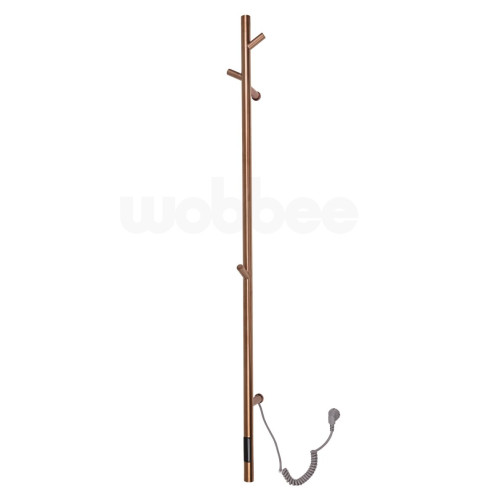 Braižyto vario PVD spalvos Wobbee CHESTER elektrinis rankšluosčių džiovintuvas 150 x 14 cm