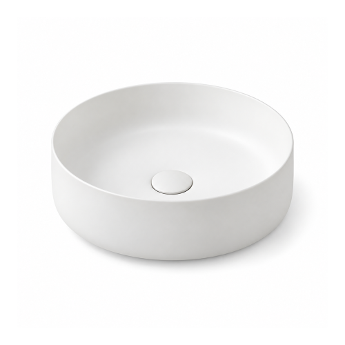 Pastatomas akmens masės praustuvas Sanycces Duna Ø43x11 cm