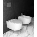 Komplektas 3in1 Potinkinis rėmas Grohe + juodas matinis mygtukas ir  Alice Ceramica Unica klozetas su lėtaeigiu dangčiu